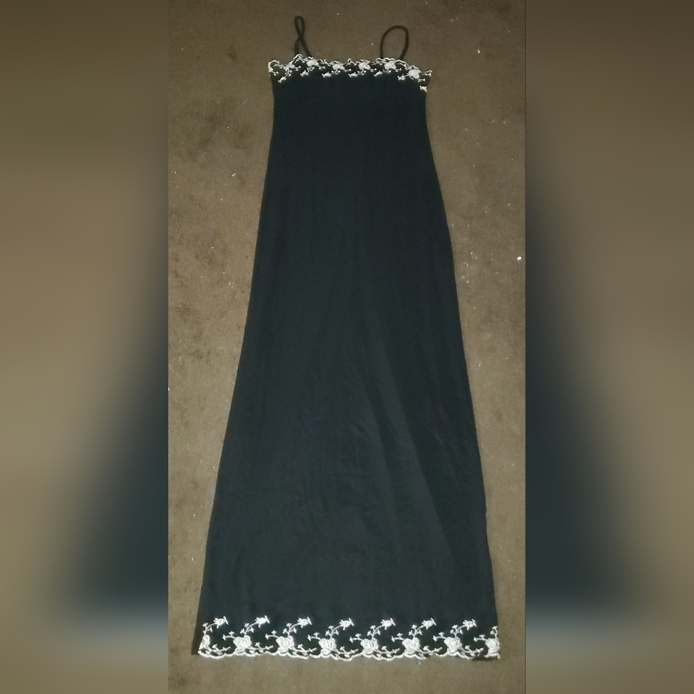 Green A-line Maxi Dress for Work